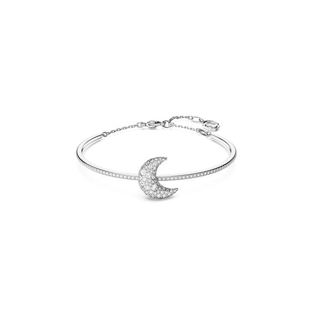 Swarovski: Swarovski Sublima bangle Moon White Rhodium plated
