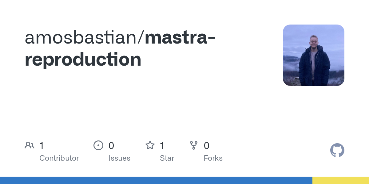 GitHub - amosbastian/mastra-reproduction