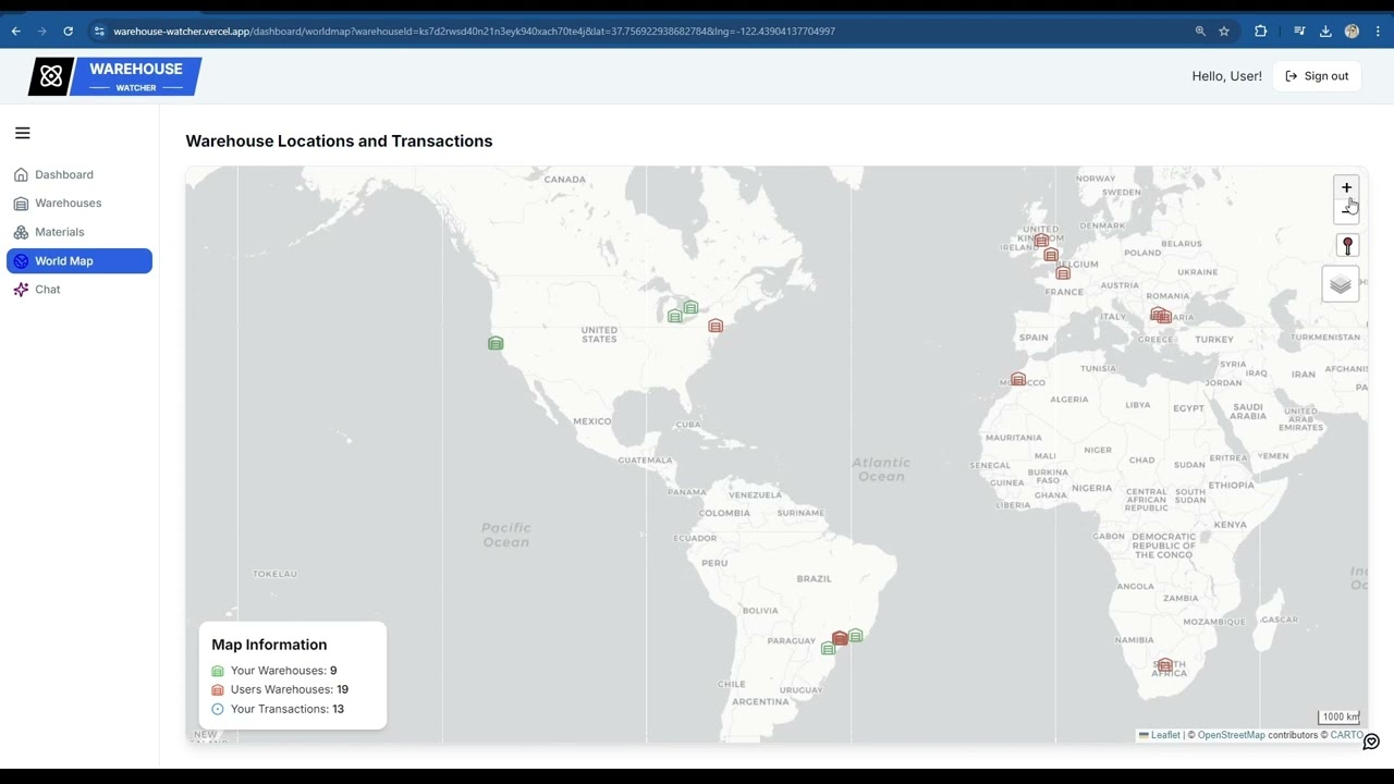 Warehouse Watcher Convex Hackathon Demo