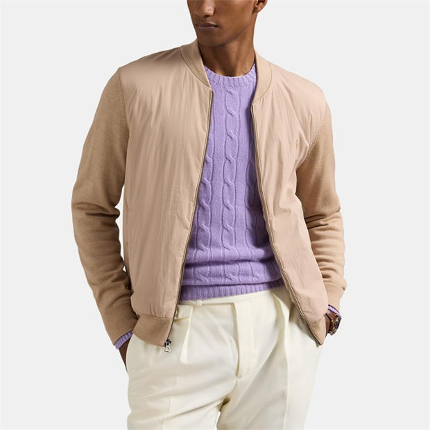 Polo Ralph Lauren: Polo Ralph Lauren Hybrid Wool Bomber Jacket