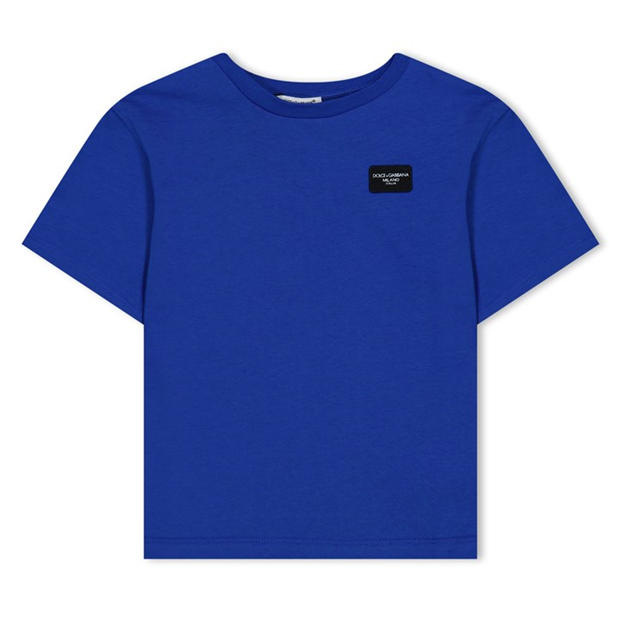 DOLCE AND GABBANA: DOLCE AND GABBANA Logo Crew T-Shirt Juniors