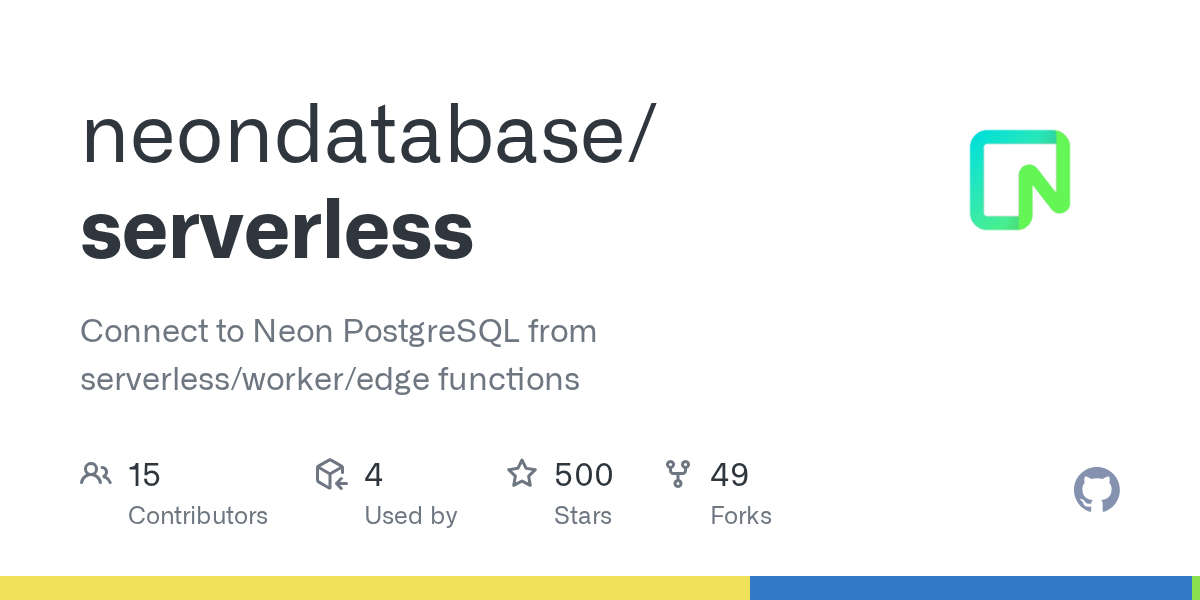 serverless/CONFIG.md at main · neondatabase/serverless