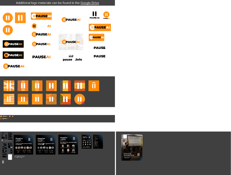 PauseAI designs - editable