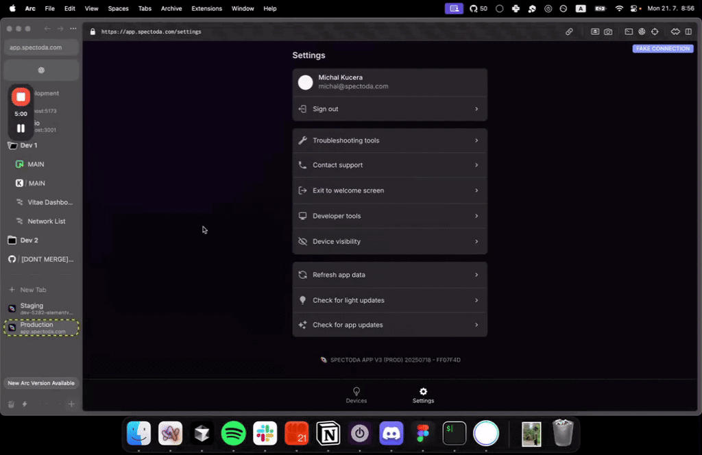 Arc - Production - 21 July 2025