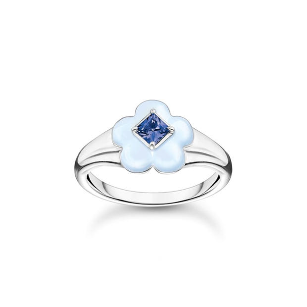 Thomas Sabo: Thomas Sabo Women's Flower Band Ring