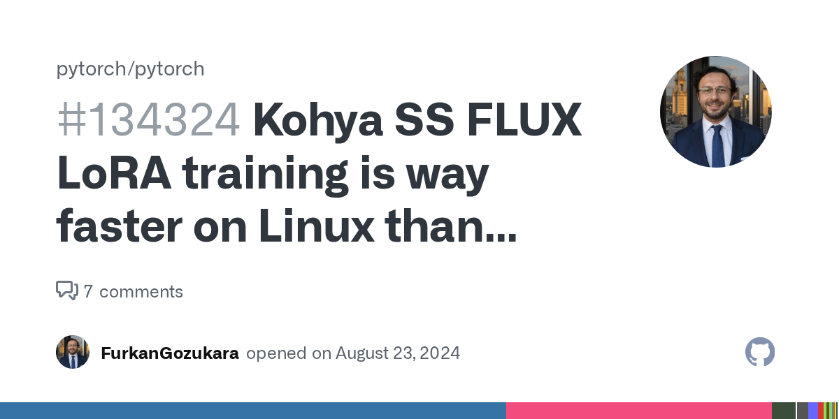 Kohya SS FLUX LoRA training is way faster on Linux than Windows any...