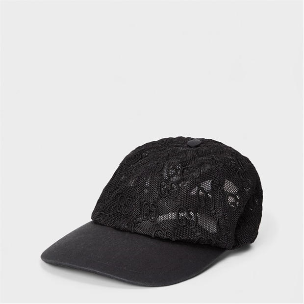 GUCCI: GUCCI Women's Embroidered Logo Structured Baseball Cap