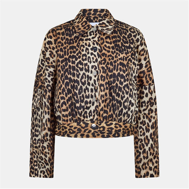 GANNI: GANNI Women's Duchss Bomber Jacket