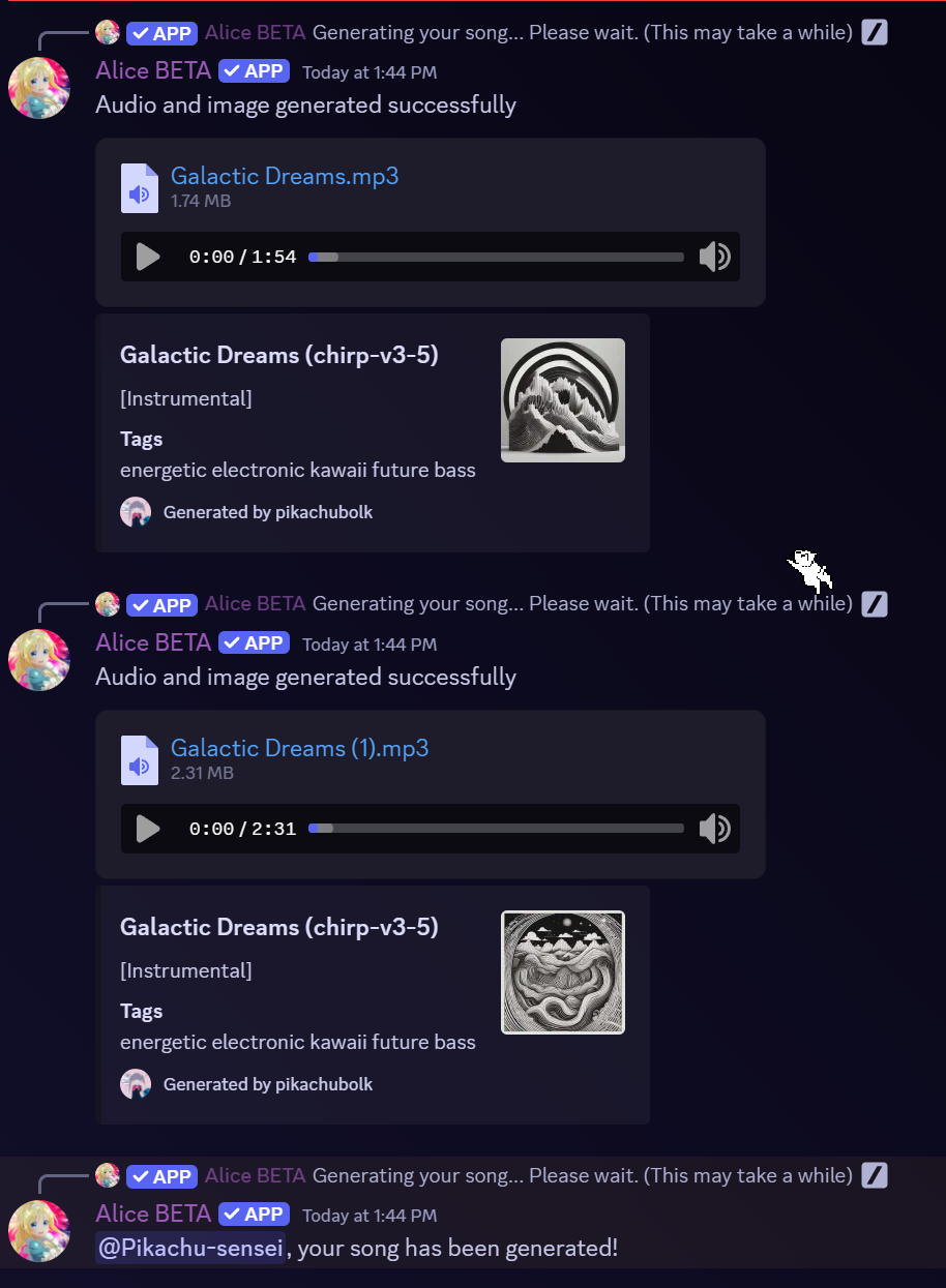 Example Song Generation