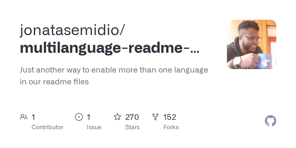 GitHub - jonatasemidio/multilanguage-readme-pattern: Just another w...