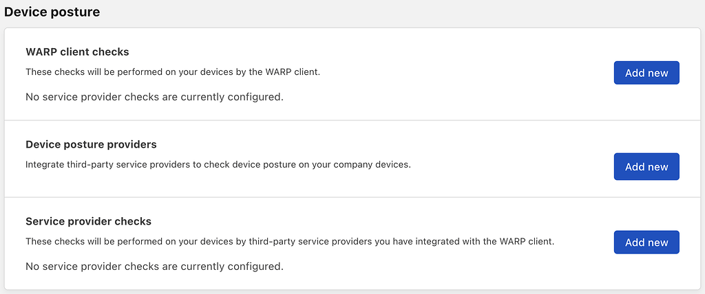 Using WARP posture checks with Cloudflare Access