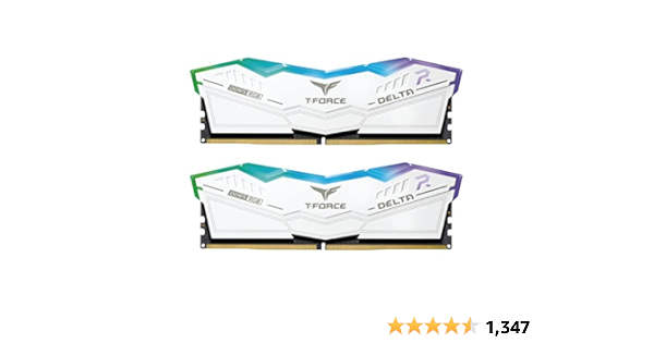 TEAMGROUP T-Force Delta RGB DDR5 Ram 32GB Kit (2x16GB) 7200MHz (PC5...