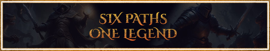 Trailborn RPG Six Paths One Legend Banner