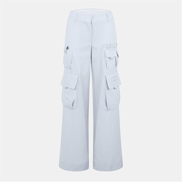 OFF WHITE: OFF WHITE Women's Relaxed Cargo Trousers