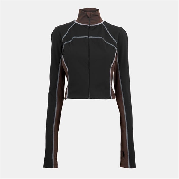 FENDI: FENDI Women's Zipped Performance Stretch Baselayer Top