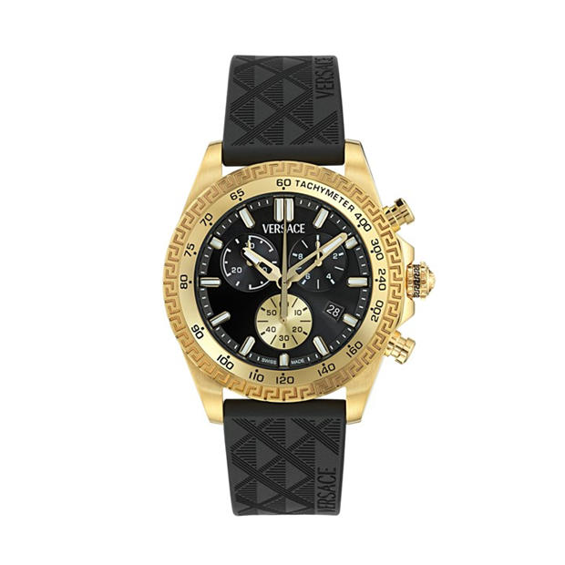VERSACE: VERSACE Men's Chrono X Chronograph Water Resistant Analogue Quartz Watch