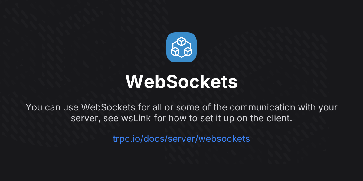 WebSockets | tRPC