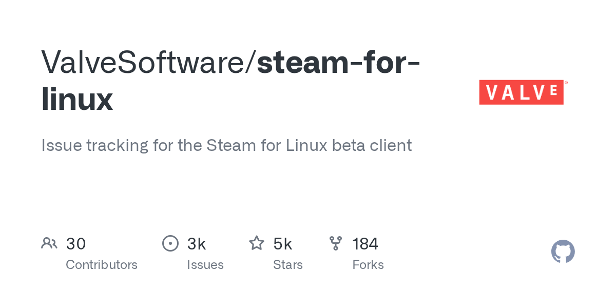 Issues · ValveSoftware/steam-for-linux