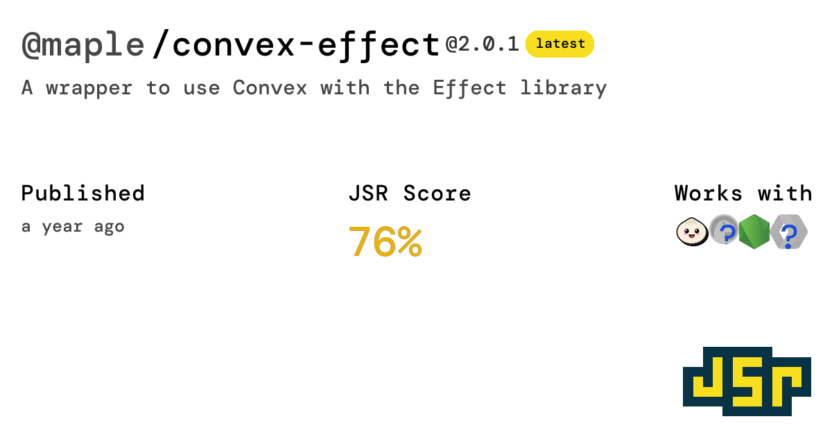 @maple/convex-effect - JSR