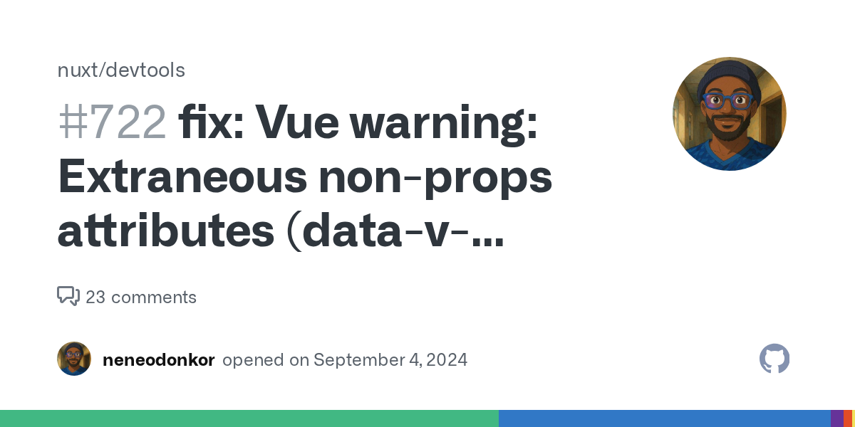 fix: Vue warning: Extraneous non-props attributes (data-v-inspector...
