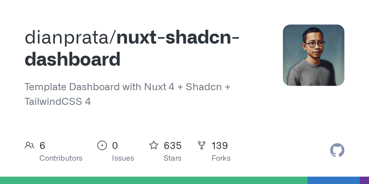 GitHub - dianprata/nuxt-shadcn-dashboard: Template Dashboard with N...
