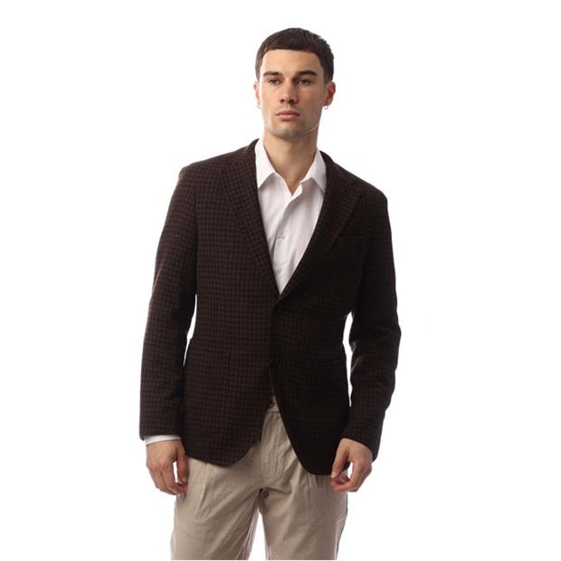 Boss: Boss Men's Heston Structured Shoulders Tailored Fit Single-Breasted Formal Jacket