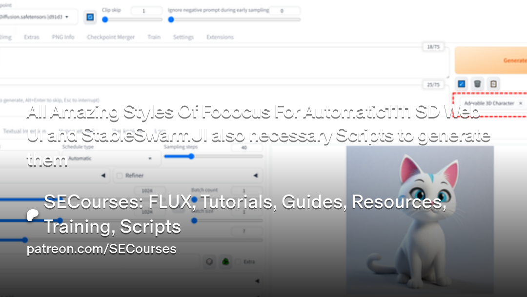 All Amazing Styles Of Fooocus For Automatic1111 SD Web UI and Stabl...