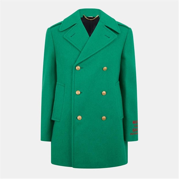 GUCCI: GUCCI Men's Double Breasted Technical Softshell Jacket