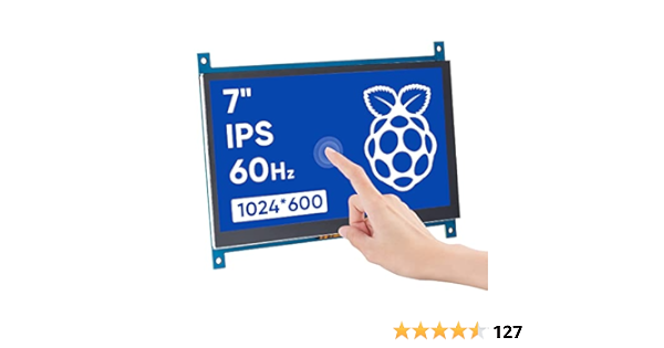 SUNFOUNDER Raspberrry Pi 4 Touchscreen HDMI 7 Zoll 1024 × 600 LCD-B...