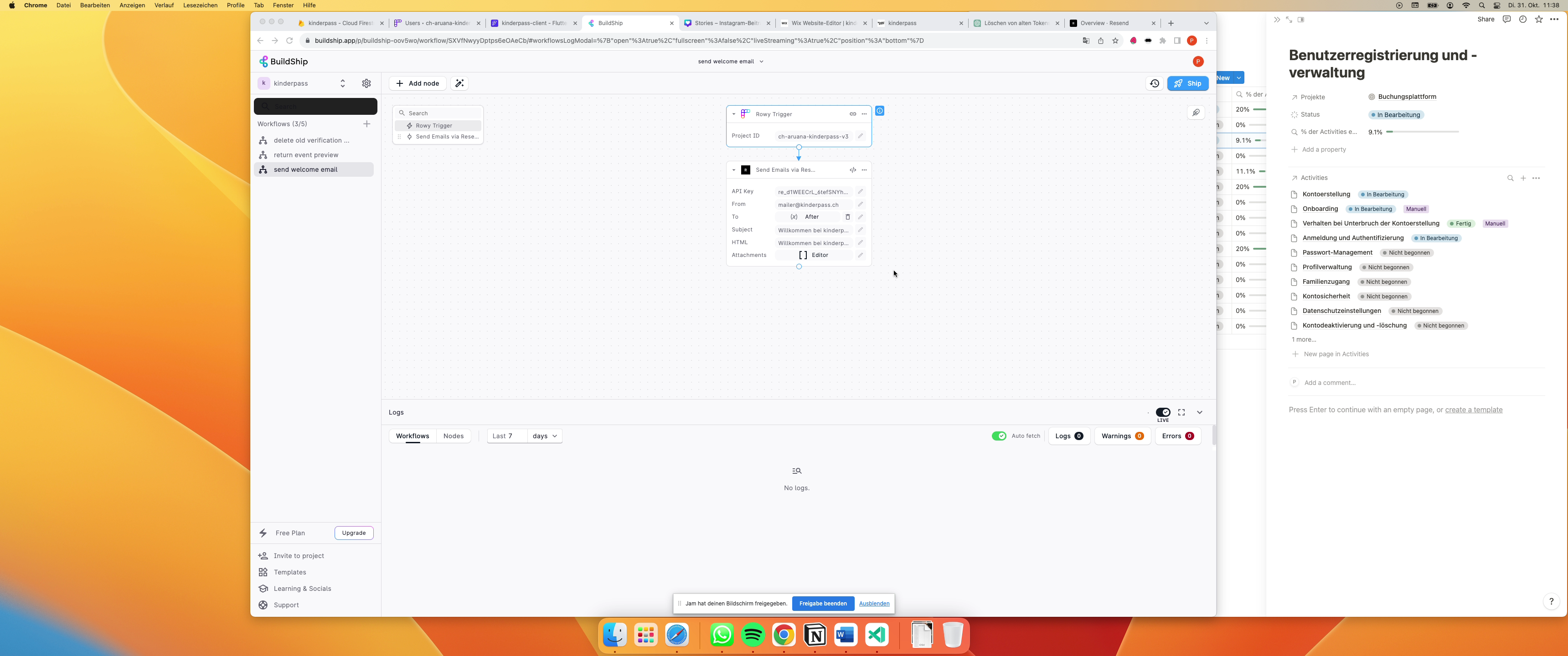 Jam | Console logs, network requests, and more