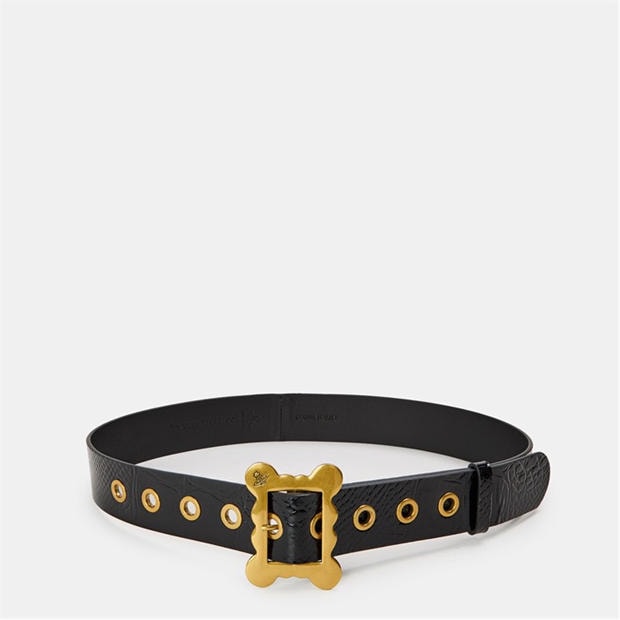 VIVIENNE WESTWOOD: VIVIENNE WESTWOOD Men's Frame Buckle Leather Belt
