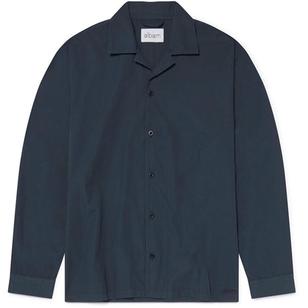 Albam: Albam Men's Long Sleeve Plain Shirt