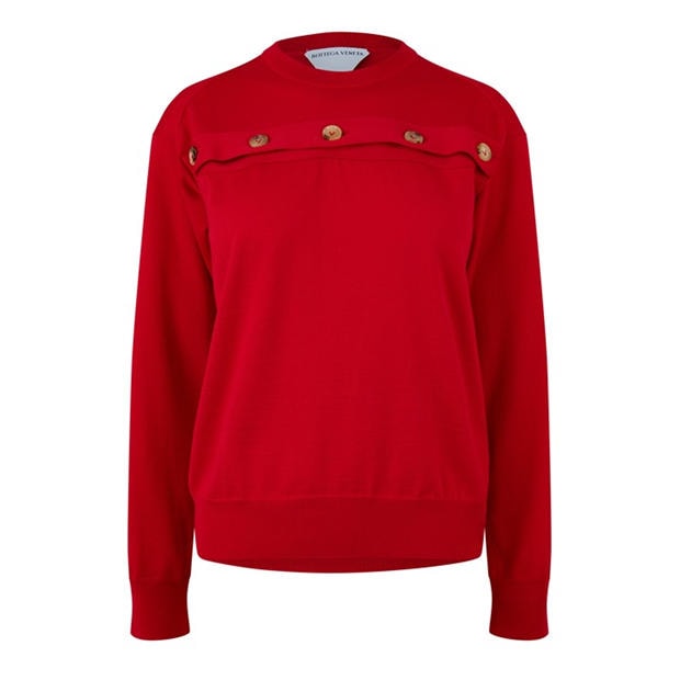 BOTTEGA VENETA: BOTTEGA VENETA Women's Structured Crew Neck Jumper