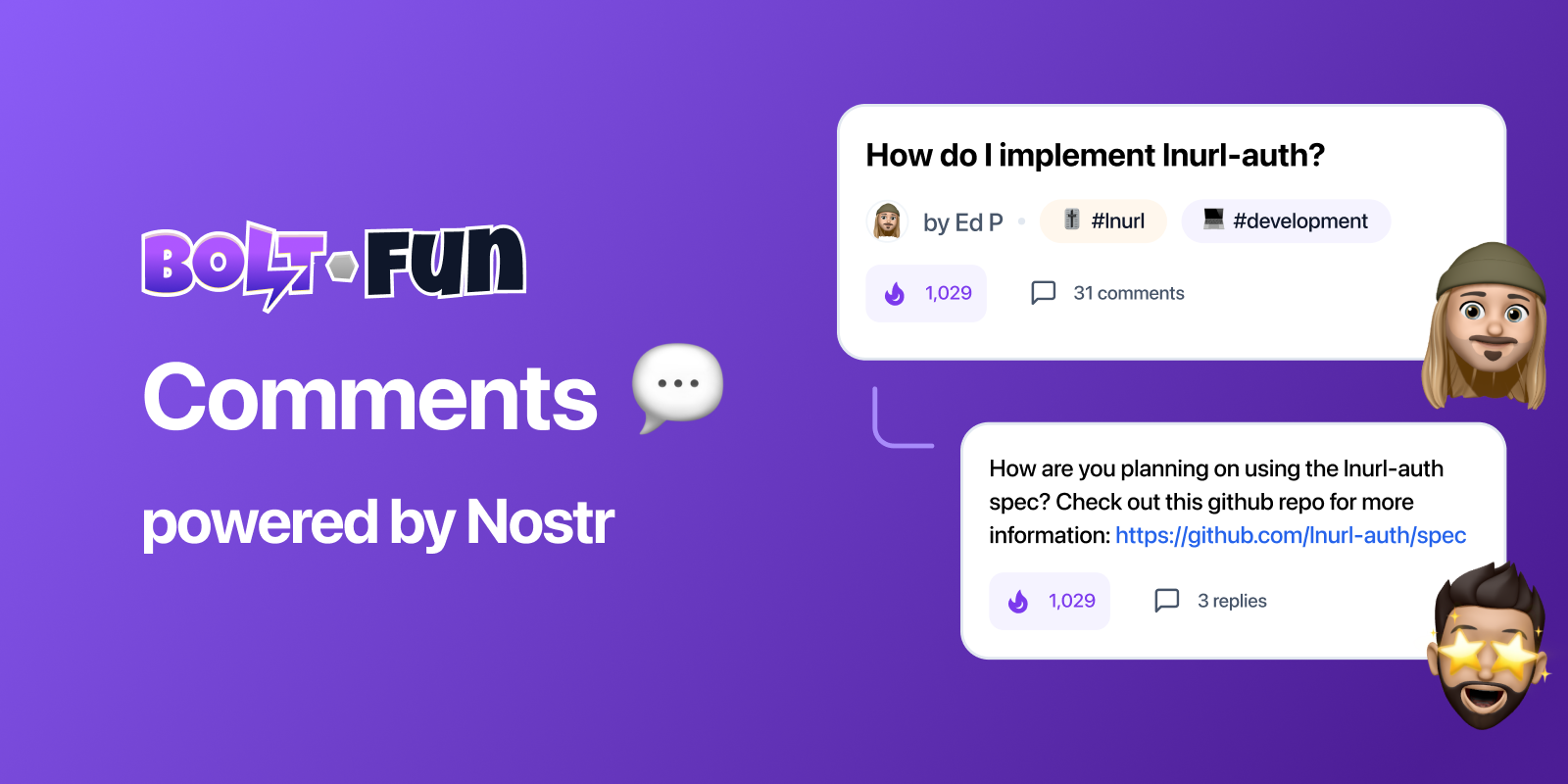Comments #PoweredByNostr