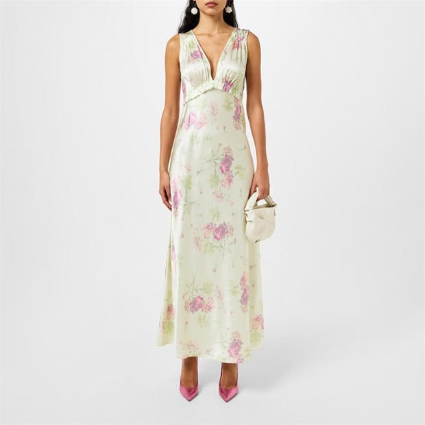 LOVESHACKFANCY: LOVESHACKFANCY Women's Suniva Adjustable Strap Maxi Dress