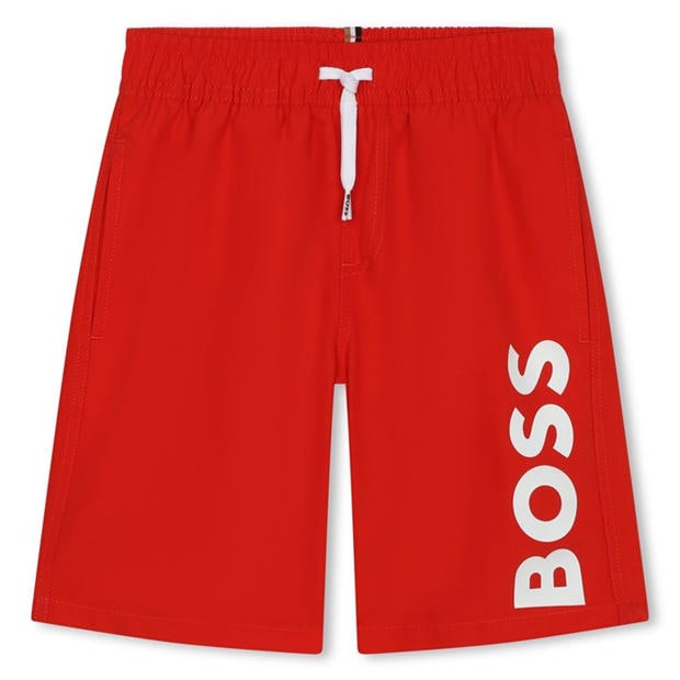 Boss: Boss Kids Logo Swim Shorts