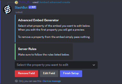 Advanced Embed
