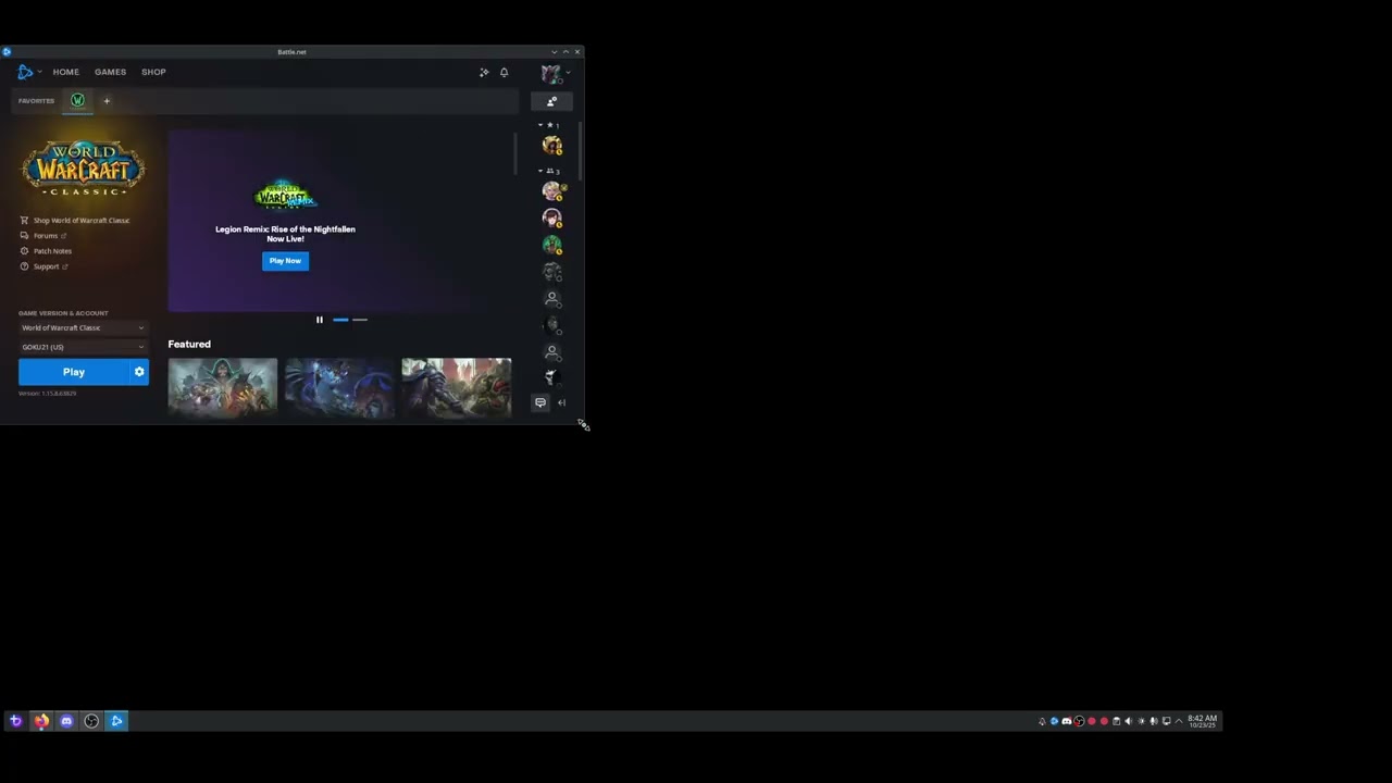 Lutris - Battle.net Launcher Rendering Issue