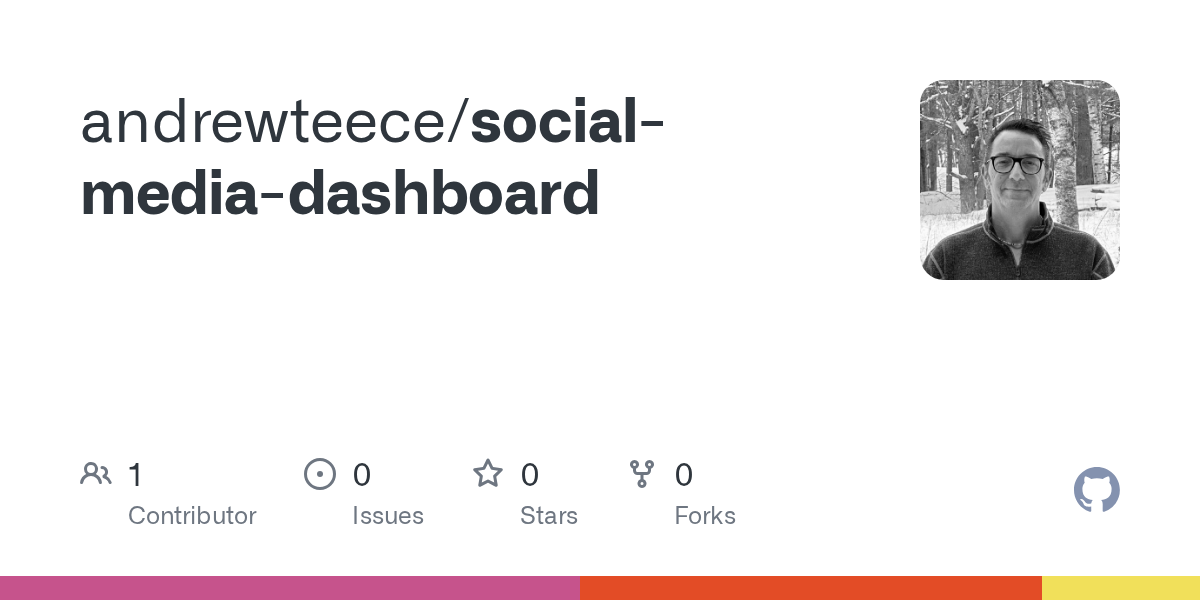 GitHub - andrewteece/social-media-dashboard