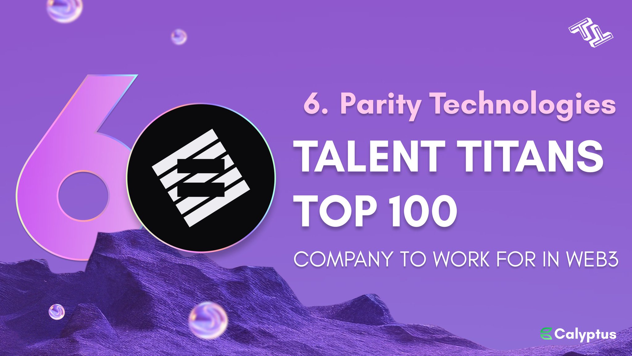 Parity's a Web3 Workplace Winner