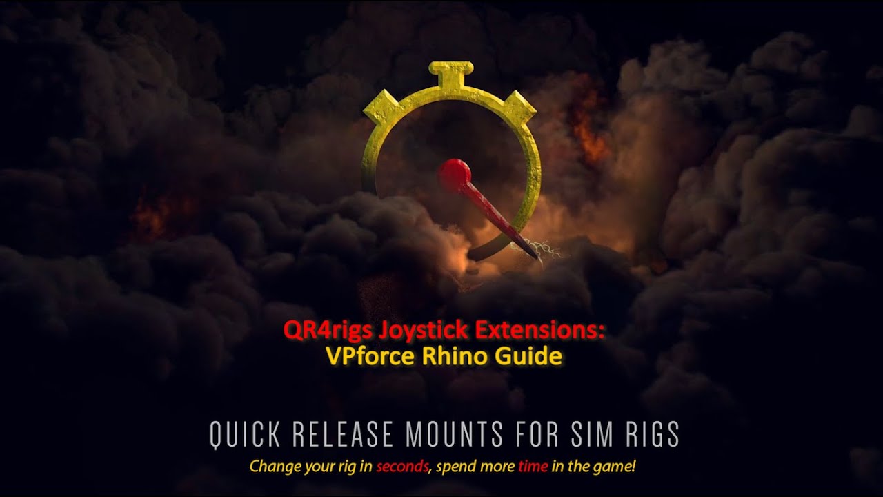 QR4rigs Joystick Extensions for the VPforce Rhino