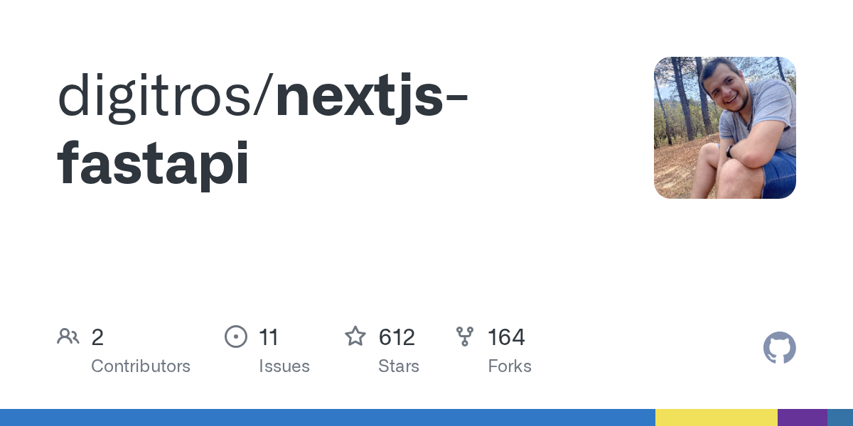 GitHub - digitros/nextjs-fastapi