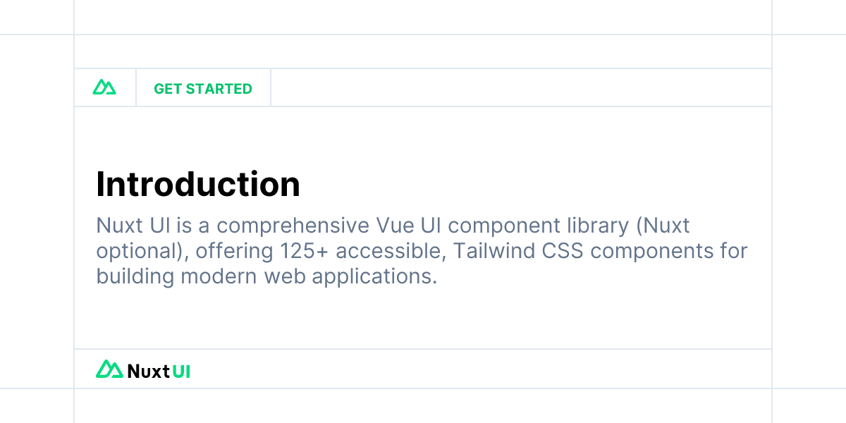 Introduction - Nuxt UI  v3