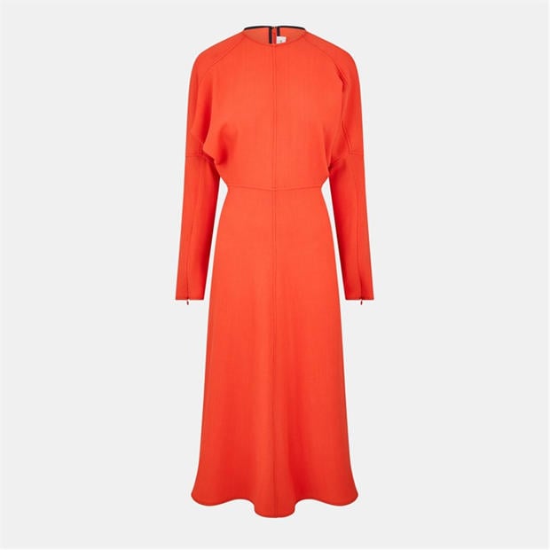 VICTORIA BECKHAM: VICTORIA BECKHAM Dolman Midi Dress