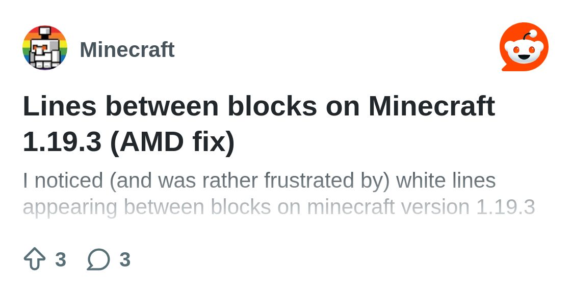 From the Minecraft community on Reddit