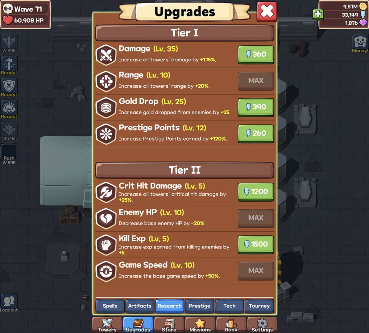 Idle Monster TD: Evolved screenshot 9