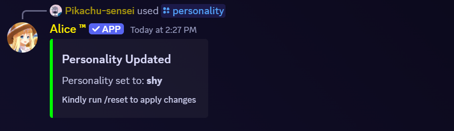 Persona switched embed