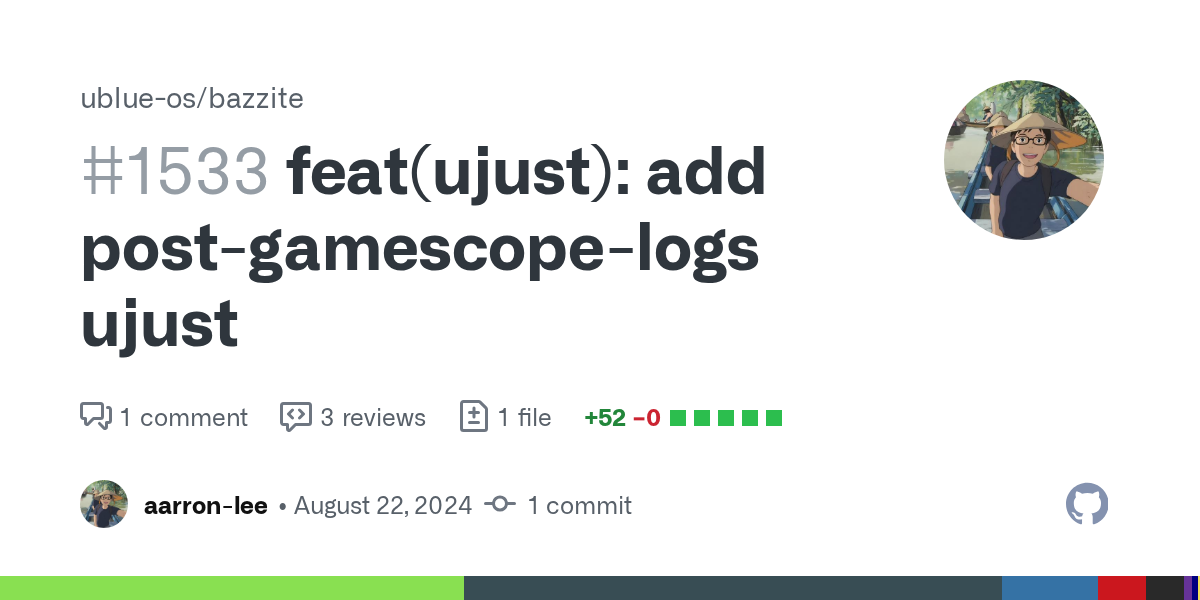 feat(ujust): add post-gamescope-logs ujust by aarron-lee · Pull Req...
