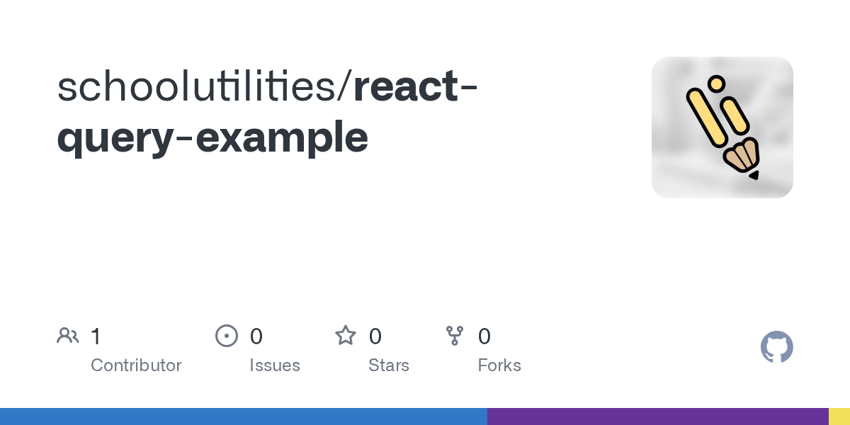 GitHub - schoolutilities/react-query-example