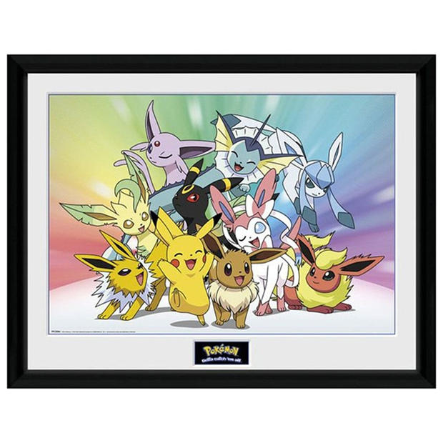 Pokemon: Pokemon Pokémon - Framed Print - Eevee (30x40)